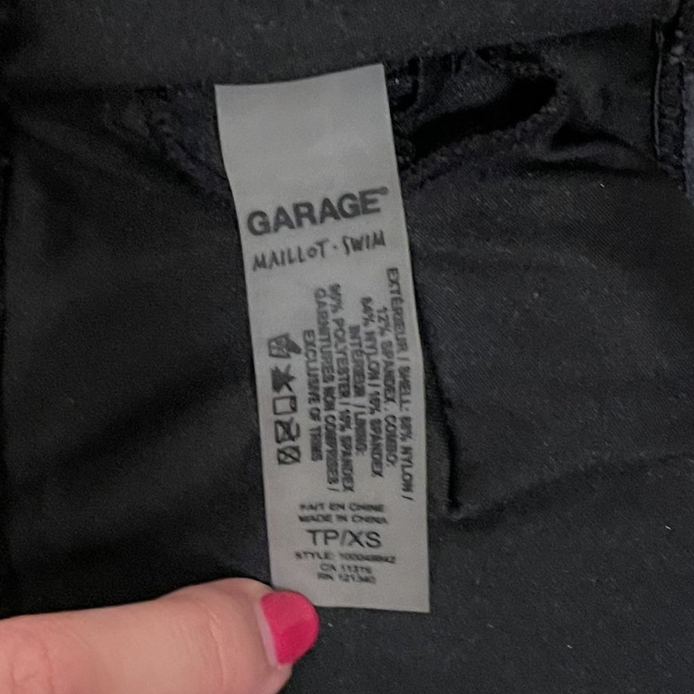 Garage Ribbed Bandeau Bikini Top - Picture 4 of 4